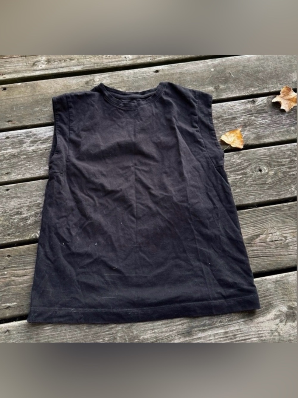 A New Day Black Muscle Tee Size XS